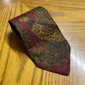 Eddie Bauer Pheasant Tie | 100% Silk Made in The USA
